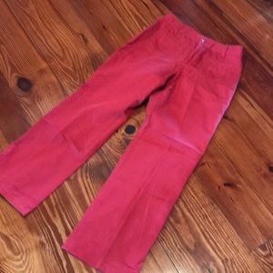 Ann Taylor Loft Red pants. Size 4. Wide leg